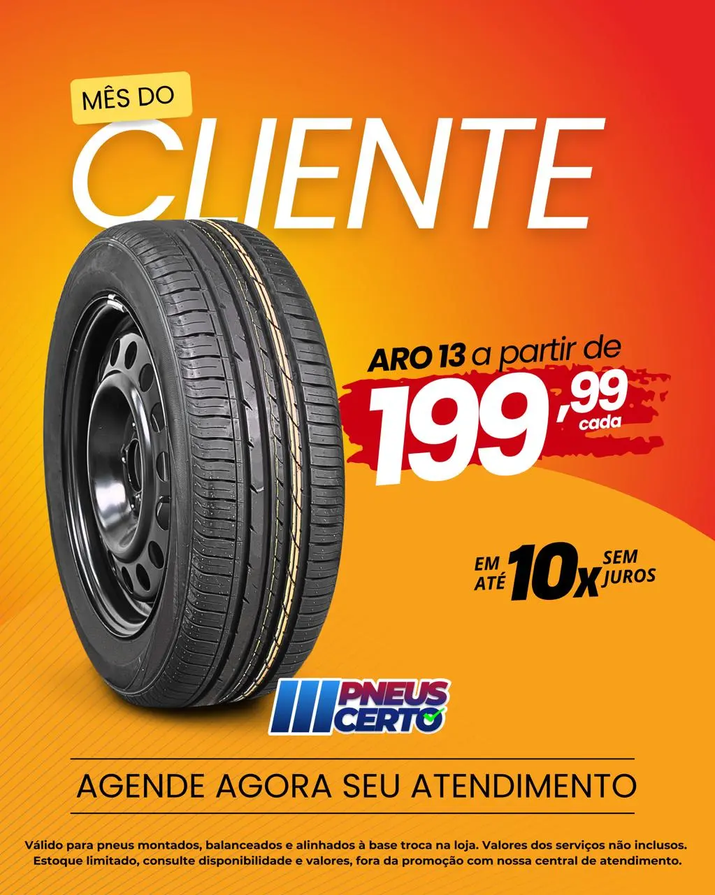 Pneu aro 13 em promoção - Pneus Certo Goiânia